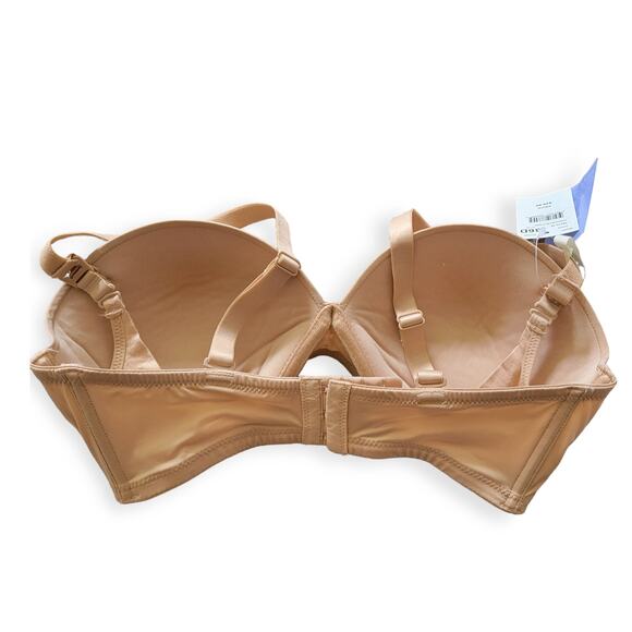 Motherhood Maternity 4 Ways Convertible Strapless Underwire Bra Light Tan Sz 36D - Picture 3 of 7